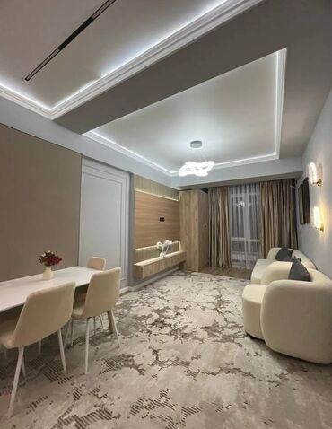 аламедин дома: 3 комнаты, 70 м², Элитка, 12 этаж, Евроремонт