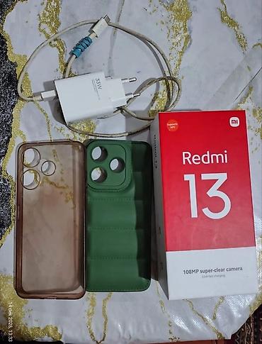 redmi note 19: Redmi 13, 256 GB, rəng - Mavi, Barmaq izi, Simsiz şarj, İki sim kartlı — 1
