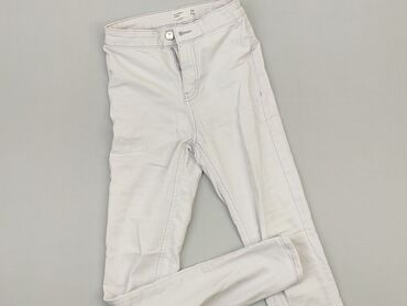 spódnice biała jeans: Jeansy, SinSay, 2XS, stan - Dobry