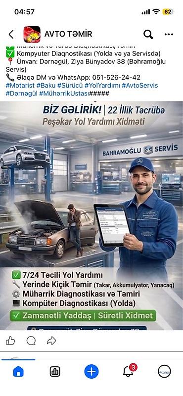 matoru vurub: Mühərrik ustası!!! Bahramoğlu Servis – 22 illik təcrübə Xidmətlər: - — 2