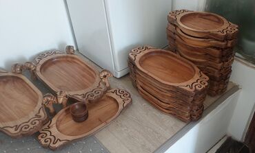 Кухонные наборы: Посуда из дерева для кафе ресторанов. Отличный подарок. Этно посуда — 19