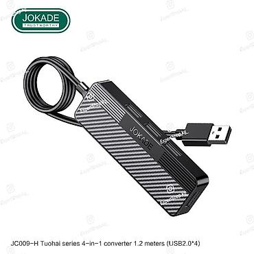 usb концентратор: Хаб USB Jokade Hub JC009-H 4-in-1 – имеет 4 порта USB 2.0, цвет — 3