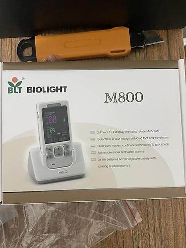 Пульсоксиметры: 👶 Пульсоксиметр портативный BLT BIOLIGHT M800 для новорожденных и — 2