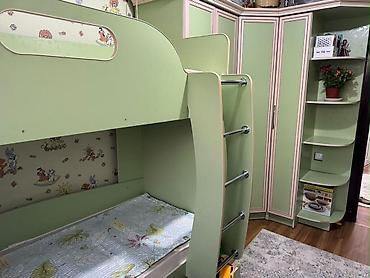 Ремонт и строительство: Детская мебельный комплект в светло‑зелёном цвете Состав: - Угловой — 4