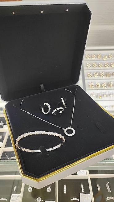 Серебряные наборы украшений: Набор украшений, Проба 925, Женские, Новый — 8