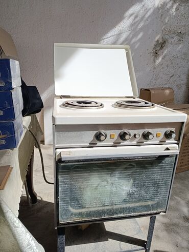 Aspiratorlar: Plitə Elektrik, Ayrıca dayanan, 2 gözlü, İşlənmiş