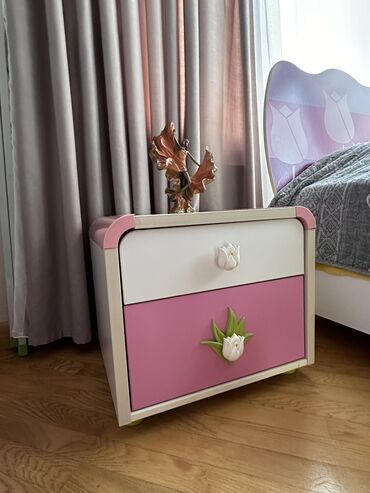 Yataq otağı dəstləri: 2 təknəfərlik çarpayı, Komod, Tumba, Dolab, Azərbaycan, İşlənmiş — 10