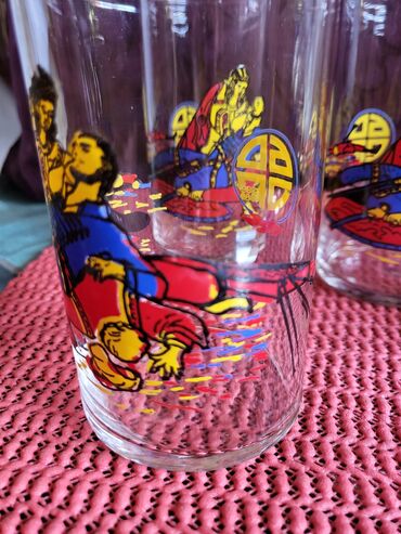 Čaše: Case nove paracinsko staklo 80te. Vintaz case univerzalne komada 5 — 10