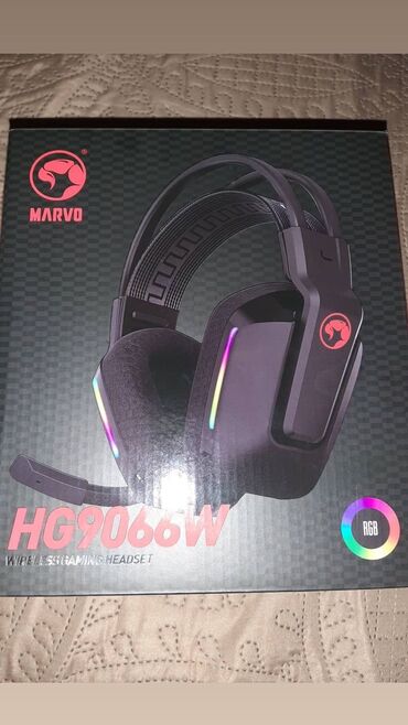 Marvo GH9066W RGB slušalice, nikad korišćene samo otvorene. Uz njih