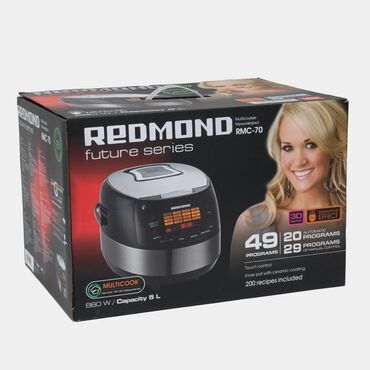 redmond мультиварка: Мультиварка Redmond RMC-70 Мощность: 860 Вт Объём: 5 л Количество