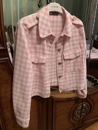 toy ucun hicab baglanmasi: ZARA qadın jaketi - Model: qısa kəsimli jaket - Parça: teksturalı