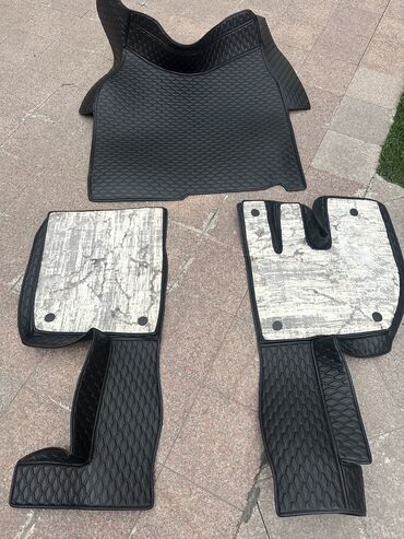 Полики: 5D Экокожа Полики Для салона Volvo, цвет - Черный, Новый, Самовывоз — 9