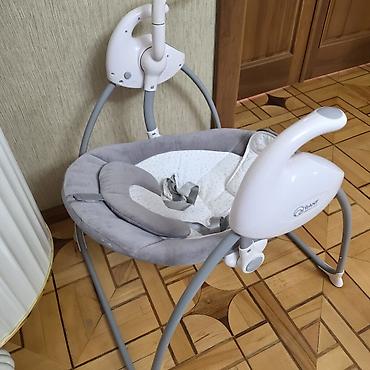 peg perego: Детский шезлонг, Б/у, Электронная, цвет - Серый — 1