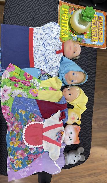 Игрушки: Домашний кукольный театр — куклы-рукавички (3 набора) Идеален для — 1