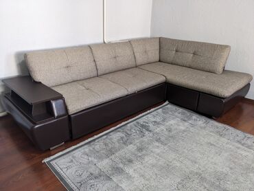 угловой диван трансформер с креслом: Угловой диван, Б/у
