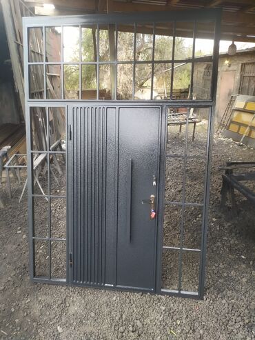 Giriş qapıları: Mənzil üçün Yeni Giriş qapısı Şəbəkə ilə, Zəmanətli, Pulsuz çatdırılma — 14