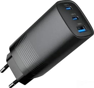 Adapteri i punjači za laptop: Gembird 65W GaN brzi punjač – 3 porta - Tehnologija: GaN (gallium — 2
