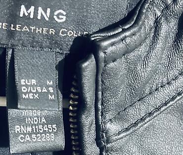 жакет mango: Кожаная куртка MNG (The Leather Collection) - Материал: кожа - — 3