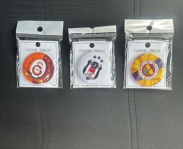 su eynekleri: Türk futbol klublarının loqolu nişan/broş kolleksiyası. Məhsul — 1