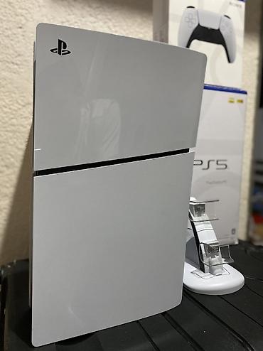 диск ps: Sony ps 5 slim + 2 игр на дисках + два джойстика. Не шумит, не — 8