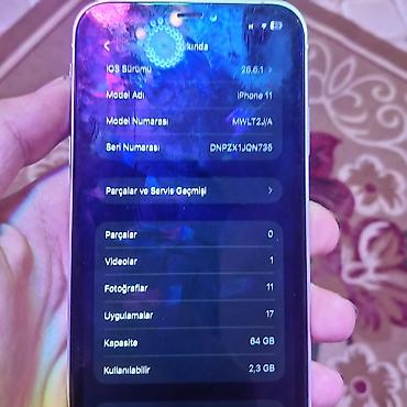 nar wifi modem satisi: IPhone 11, 64 GB, Gümüşü, Face ID — 3