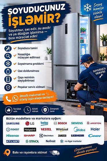 iphone temir: Soyuducu servisi – peşəkar diaqnostika və təmir Xidmətlər: - — 1