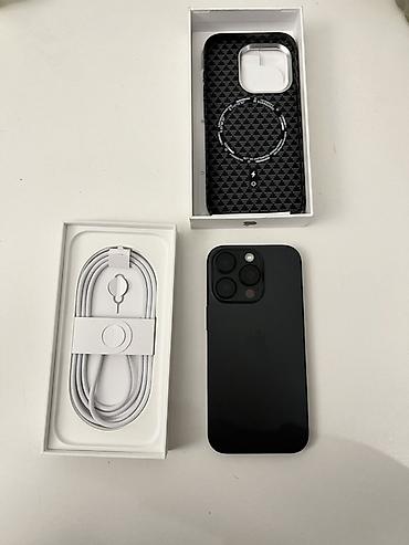redmi note 7: IPhone 17 Pro, Б/у, 256 ГБ, Black Titanium, Зарядное устройство, Защитное стекло, Чехол — 2