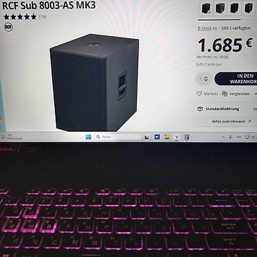 radiotehnika s90: RCF 8003 MK 3- ТОРГ -активные-новые в упаковке из Германии-цена за — 10