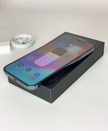 Apple iPhone: IPhone 12 Pro Max, 256 GB, Pacific Blue, Zəmanət, Simsiz şarj, Face ID