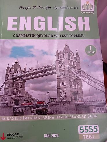 Testlər: Məhsul: “English – Qrammatik Qeydlər və Test Toplusu” (1 hissə) — 1