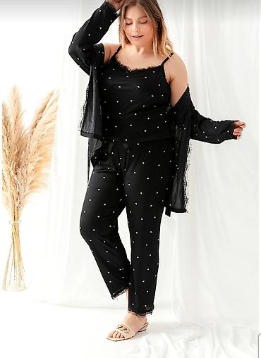 Qadınlar üçün 3 hissəli pijama dəsti. L ve m olculeri var. etiketi lalafo.az -da Qadınlar üçün 3 hissəli pijama dəsti. L ve m olculeri var. etiketi