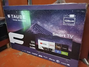 tv 43: Televizor Taube smartdi tezedi,karobkasi pasportu var2pultu — 2
