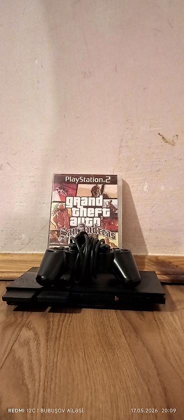 PS2 & PS1 (Sony PlayStation 2 & 1): PlayStation 2 Slim (PS2) oyun konsolu dəsti - Model: PlayStation 2 — 1