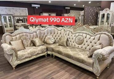 Masa və oturacaq dəstləri: Künc divan, Yeni, Açılmayan, Bazalı, Nabuk, Şəhərdaxili pulsuz çatdırılma