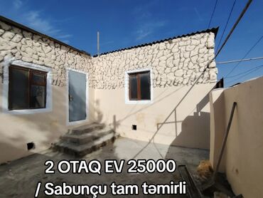 Həyət evləri və villaların satışı: Sabunçu qəs. 2 otaqlı, 86 kv. m, Yeni təmirli