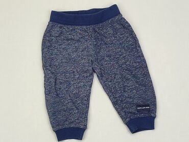 kamizelka niebieska: Sweatpants, Calvin Klein, 6-9 months, condition - Good