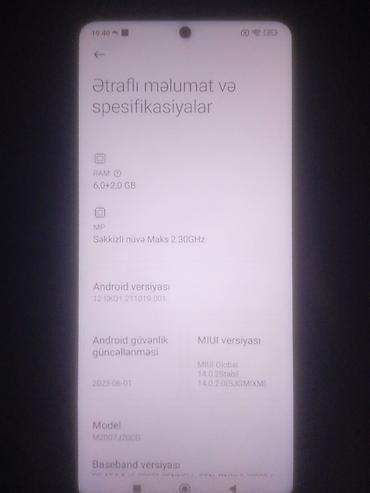 elektrik sac tava: Poco X3 NFC, 128 GB, rəng - Mavi, Sensor — 2