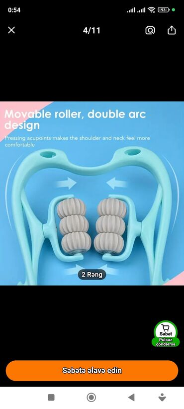Digər: 6 diyircəkli boyun masaj aləti — 3