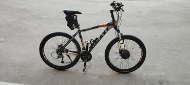 мотор колесо для велосипеда бишкек: Продается электровелосипед. переднее мотор колесо 26' 350w 48v