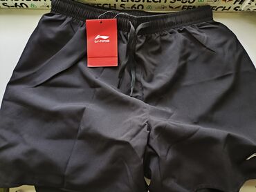 шорты для плавания мужские: Мужские шорты, S (EU 36), Li-Ning, Новый, цвет - Черный, Бесплатная доставка, Платная доставка