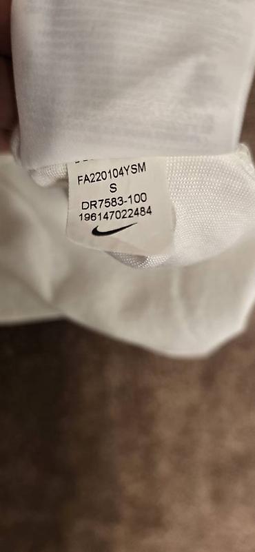 white: Мужская футболка, S, Nike, Б/у, цвет - Белый, Самовывоз — 3
