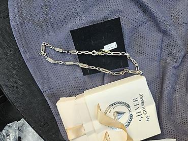 versace qolbaq qizil: Boyunbağı, Versace, Gümüş, 24 g — 6