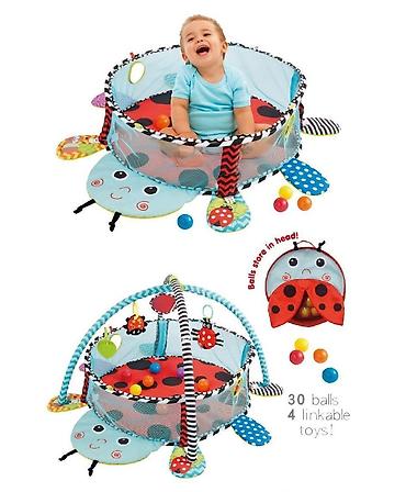 sandale 5cm: KikkaBoo Podloga za igru sa 30 loptica Ladybug (šifra: KKB1) — 5