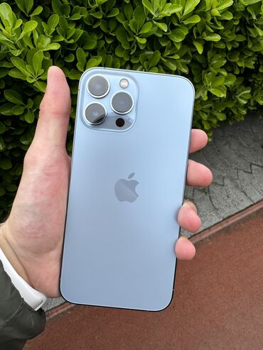 işlənmiş iphone 13: IPhone 13 Pro Max, 256 GB, Sierra Blue