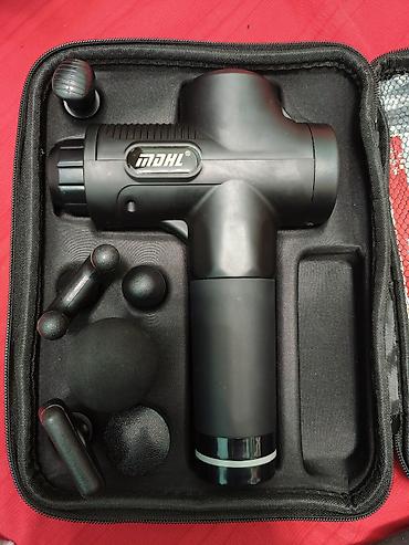 массажер massage gun: Массажный пистолет MAHL с LED-дисплеем в кейсе - Тип: перкуссионный — 1