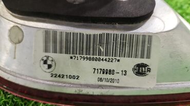 Передние фары: Задний левый фонарь BMW 2010 г., Б/у, Оригинал, Германия — 9