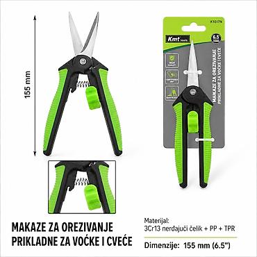 KMT Dvobojni L tip makaze za orezivanje 501714 Praktične makaze za