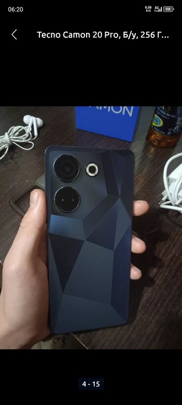 техно спарк 20 про: Tecno Camon 20 Pro, Б/у, 256 ГБ, цвет - Синий, eSIM, 1 SIM, 2 SIM