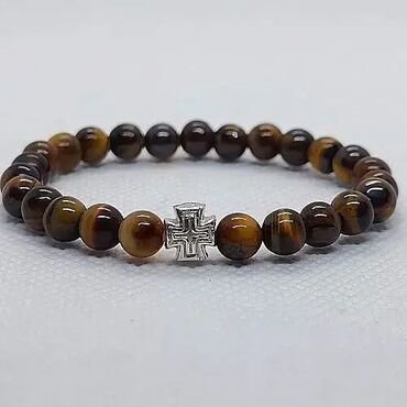 Narukvice: Podesiva narukvica, Handmade, Materijal: Perlice, Srebro — 10