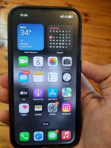 iphone 13 2 ci el fiyatları: IPhone 13, 128 GB, Midnight, Face ID, Simsiz şarj